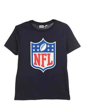 Playera NFL Mickey And Friends Manga Corta Para Niño