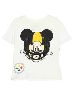 Playera NFL Steelers Manga Corta Para Niño