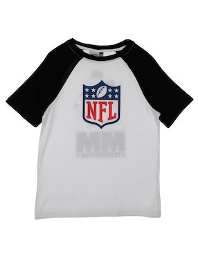 Playera NFL Manga Corta Para Niño