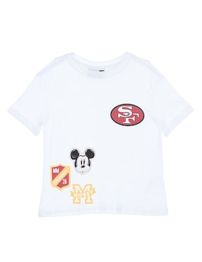 Playera NFL Manga Corta Para Niño