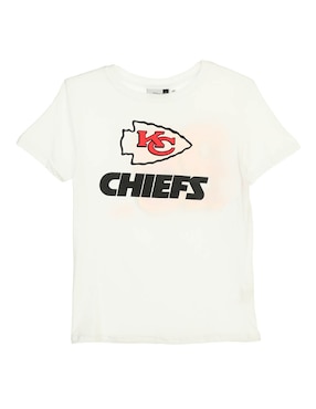 Playera NFL Kansas City Chiefs Manga Corta Para Niño