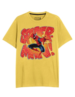 Playera Marvel Super Héroes Manga Corta Para Niño