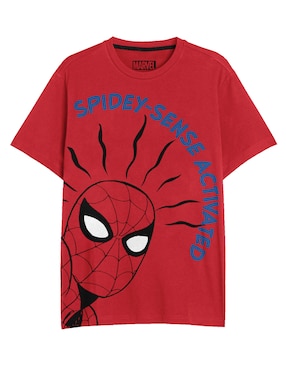 Playera Marvel Manga Corta Para Niño