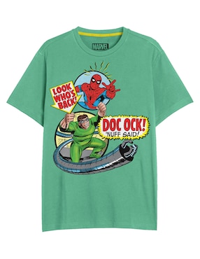 Playera Marvel Manga Corta Para Niño