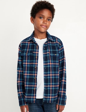 Camisa Casual Old Navy De Algodón Manga Larga Para Niño