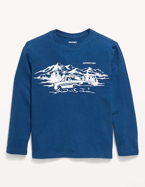 Playera Old Navy Manga Larga Para Niño