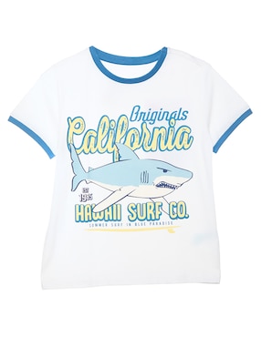 Playera Piquenique manga corta para niño
