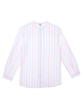 Camisa casual Piquenique de algodón manga larga para niño