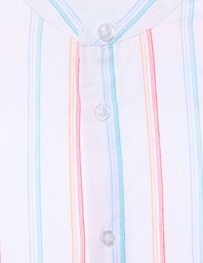 Camisa casual Piquenique de algodón manga larga para niño