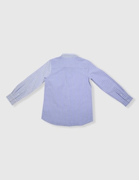Camisa casual Piquenique de algodón manga larga para niño