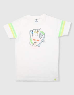 Playera Matt & Megan manga corta para niño