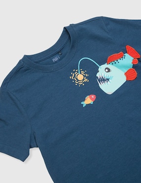 Playera Matt & Megan manga corta para niño