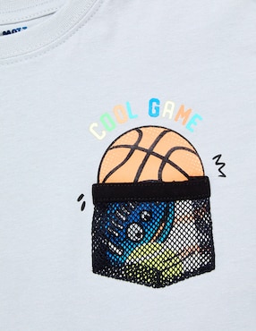 Playera Matt & Megan manga corta para niño