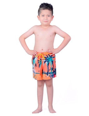 Traje De Baño Short Mermaids 123 Para Niño