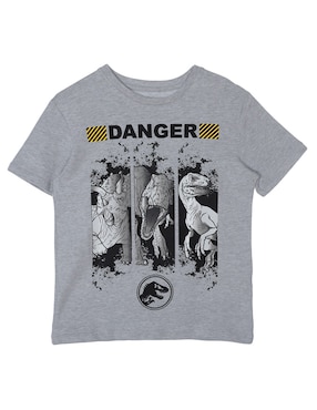 Playera Jurassic World Manga Corta Para Niño