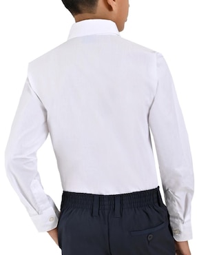 Camisa casual Yale de algodón manga larga para niño