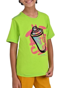 Playera Yale manga corta para niño
