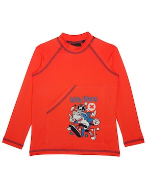 Wetshirt Sunskin estampado para niño