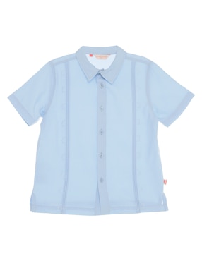 Camisa Casual Costavana De Manga Corta Para Niño