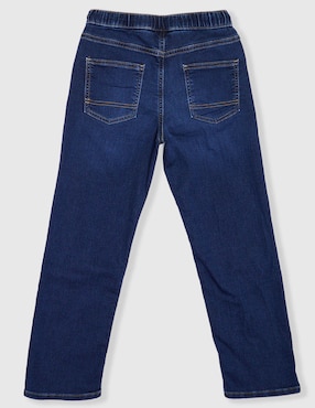 Jeans straight Cat & Jack lavado obscuro para niño