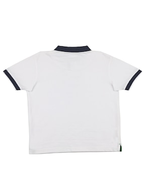 Playera tipo polo Ferrioni Yanai de algodón para niño