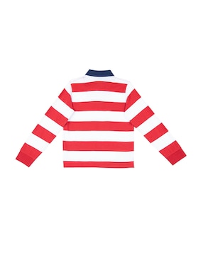 Playera tipo polo Ferrioni Catriel de algodón para niño