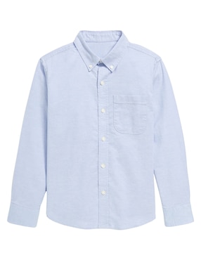 Camisa Casual Old Navy De Algodón Manga Larga Para Niño