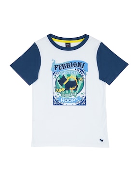 Playera Ferrioni Manga Corta Para Niño