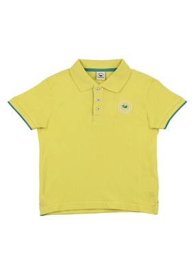 Playera Tipo Polo Ferrioni De Algodón Para Niño