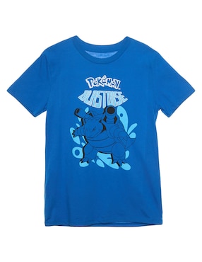 Playera Pokémon Manga Corta Para Niño