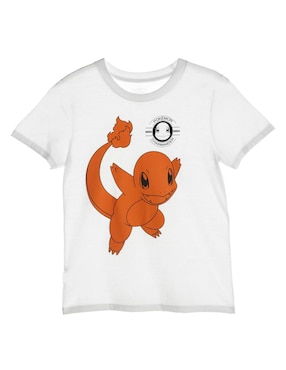 Playera Pokémon Manga Corta Para Niño