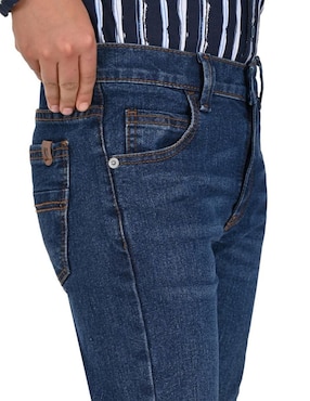 Jeans slim Yale lavado medio para niño