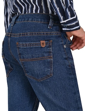 Jeans slim Yale lavado medio para niño