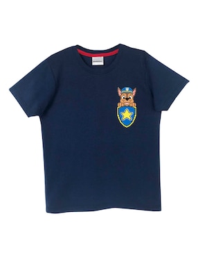 Playera Paw Patrol Manga Corta Para Niño