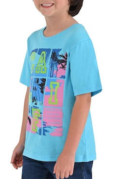 Playera Yale manga corta para niño