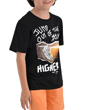 Playera Yale manga corta para niño