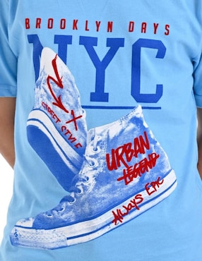 Playera Yale manga corta para niño