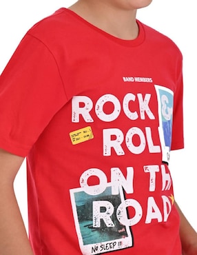 Playera Yale manga corta para niño