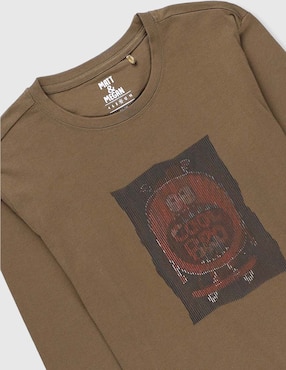 Playera Matt & Megan Skate manga larga para niño