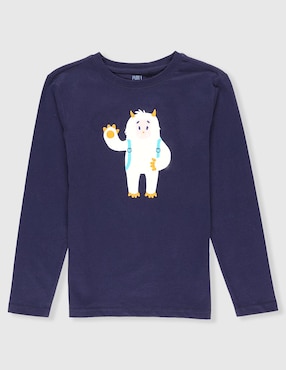 Playera Matt & Megan manga larga para niño
