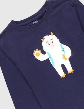 Playera Matt & Megan manga larga para niño