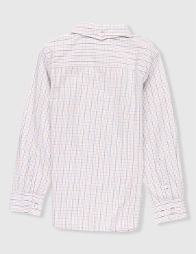 Camisa de vestir Piquenique Collection de algodón manga larga para niño