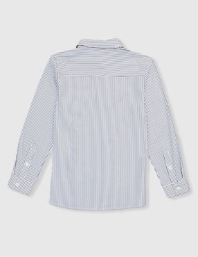 Camisa de vestir Piquenique Collection de algodón manga larga para niño