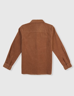 Camisa casual Piquenique de algodón manga larga para niño