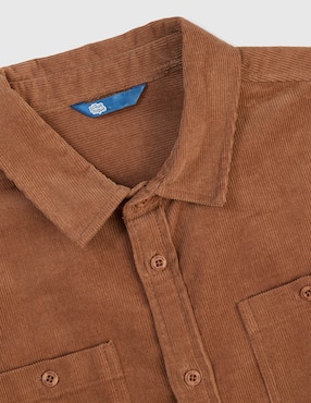 Camisa casual Piquenique de algodón manga larga para niño