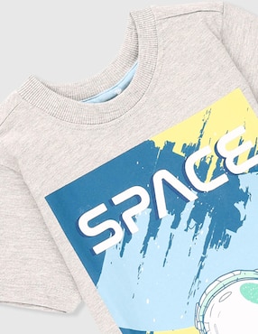 Playera Piquenique manga corta para niño