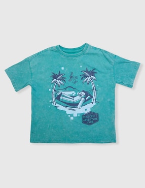 Playera Old Navy manga corta para niño