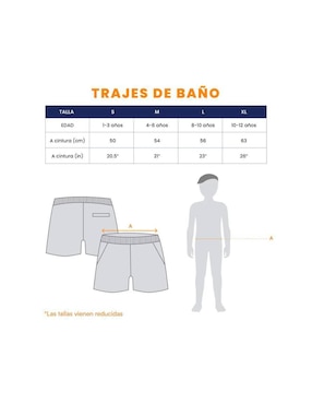 Traje de baño bóxer 98 Coast Av para niño