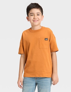 Playera Cat & Jack manga corta para niño