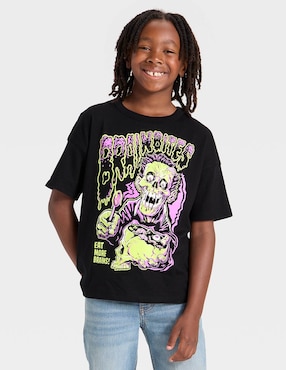 Playera Cat & Jack manga corta para niño